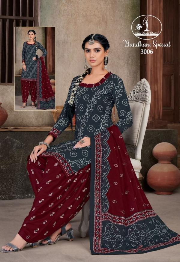 Miss World Bandhani Special Vol-31 Cotton Dress Material